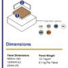Resonate Resodeck 23 Pro Acoustic Flooring Panel 1200x600mm 23mm - Image 2