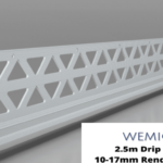 Wemico D15 PVC Bellcast Drip Bead 2.5m 15mm Grey