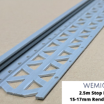 Wemico R15 PVC Stop Bead 2.5m 15mm Grey