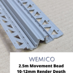 Wemico M10 PVC Movement Bead 2.5m 10mm Grey