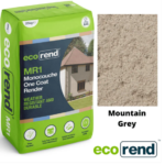 Ecorend MR1 One Coat Render Mountain Grey Top Coat Pallet Deal 40x 25kg