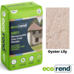 Ecorend MR1 One Coat Render Oyster Lily Top Coat Pallet Deal 40x 25kg