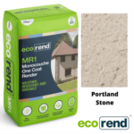 Ecorend MR1 One Coat Render Portland Stone Top Coat Pallet Deal 40x 25kg