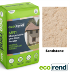 Ecorend MR1 One Coat Render Standstone Top Coat Pallet Deal 40x 25kg