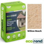 Ecorend MR1 One Coat Render Willow Beach Top Coat Pallet Deal 40x 25kg