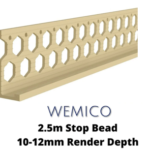 Wemico R10 PVC Stop Bead Bead 2.5m 10mm Ivory