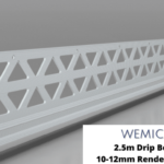 Wemico D10 PVC Bellcast Drip Bead 2.5m 10mm Grey