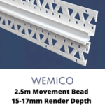 Wemico M15 PVC Movement Bead 2.5m 15mm White