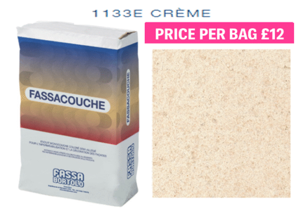 Fassa Bortolo Fassacouche Crème 1133E Top Coat Pallet Deal 48x 25kg