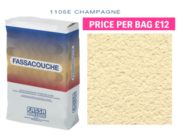 Fassa Bortolo Fassacouche Champagne 1105E Top Coat Pallet Deal 48x 25kg