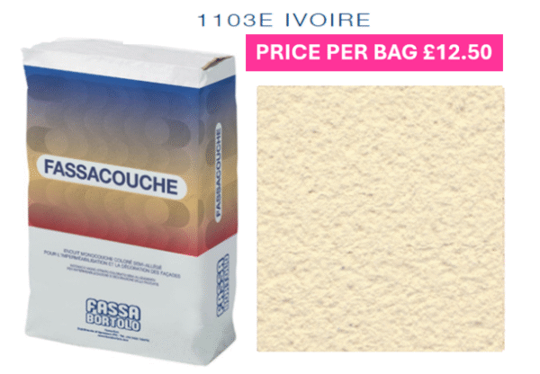 Fassa Bortolo Fassacouche Lutece 1103E Top Coat Pallet Deal 48x 25kg