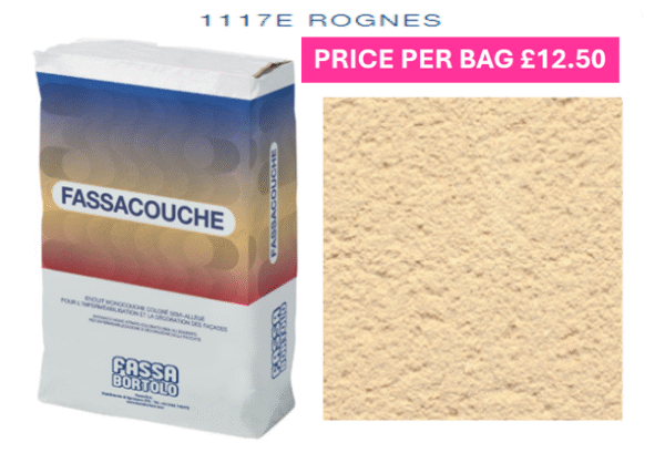 Fassa Bortolo Fassacouche Rognes 1117E Top Coat Pallet Deal 48x 25kg