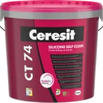 Ceresit CT74 1.5mm Grain Silicone Self Clean 25kg - All Colours