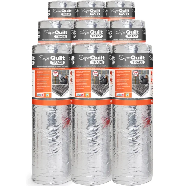 YBS SuperQuilt Trade10m x 1.5m Pallet Deal 9 Rolls (135sm)