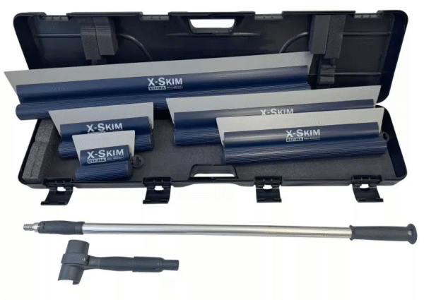 Refina X-SKIM PRO 7pc PLAZI Spatula Kit with Pole & Carry Case