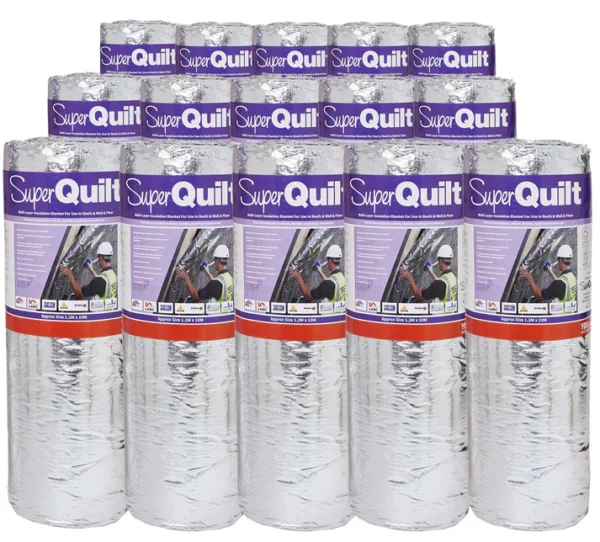 YBS SuperQuilt 10m x 1.2m Pallet Deals 15 Rolls (180sm)