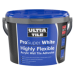 Ultra Tile Pro Super White Highly Flexible Acrylic Wall Tile Adhesive - Pallet Deal 44x 15kg
